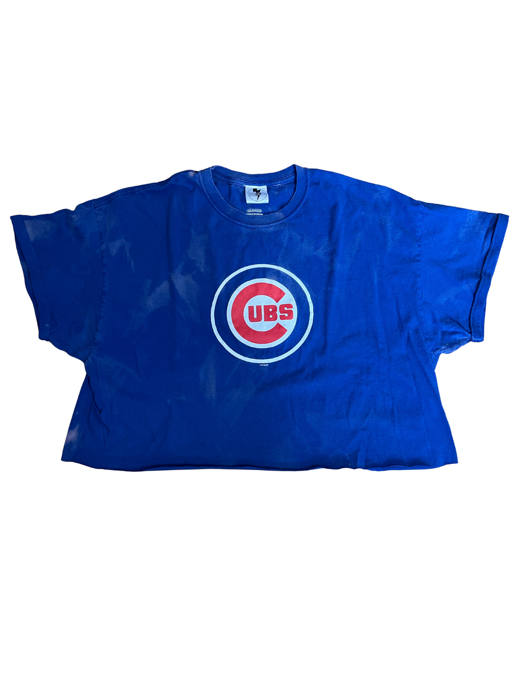 Chicago Cubs Cropped Bleached Shirt