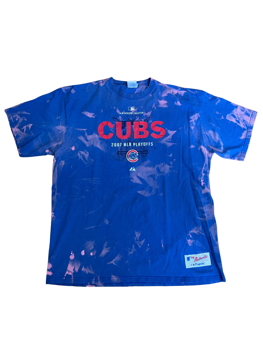 Chicago Cubs 2007 Playoffs Bleached Shirt