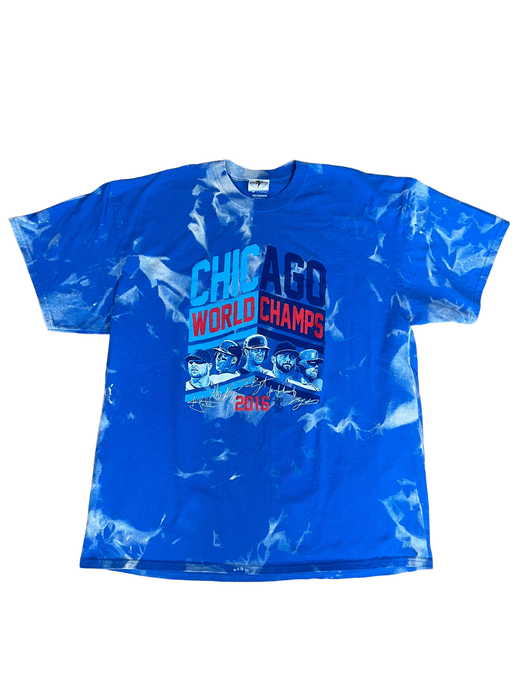 Chicago Cubs 2016 World Series Bleached Shirt