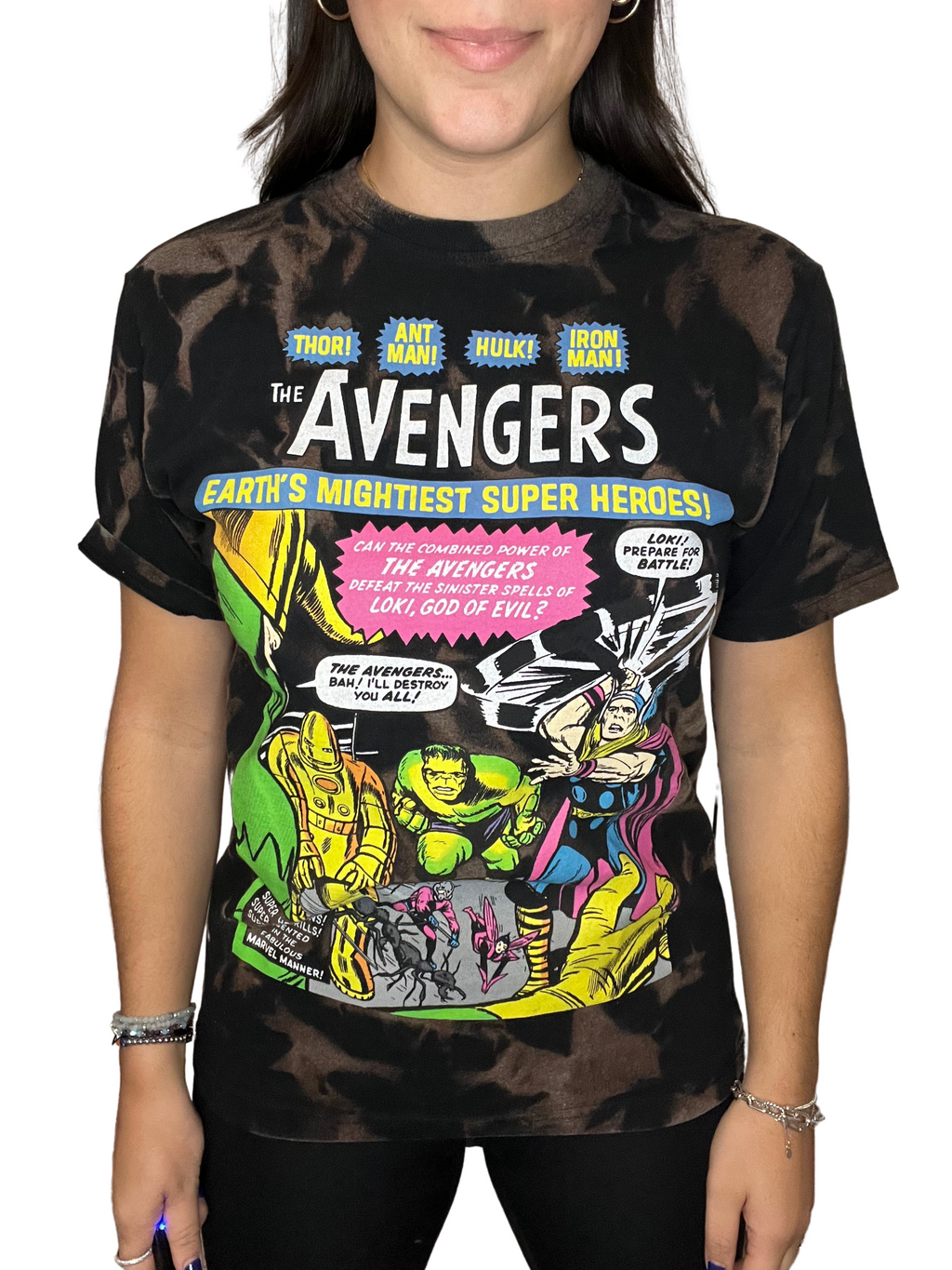 The Avengers Bleached Shirt