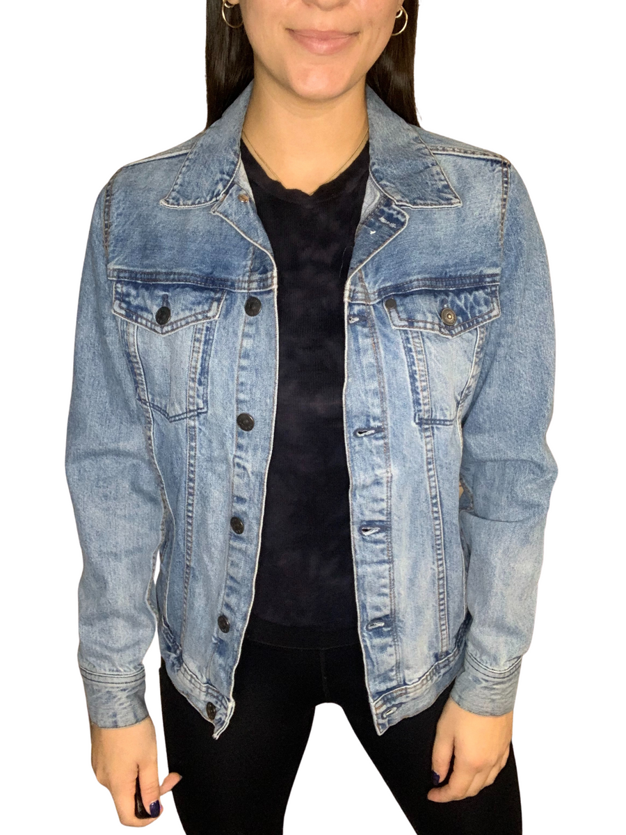 Chicago bears jean jacket 2025