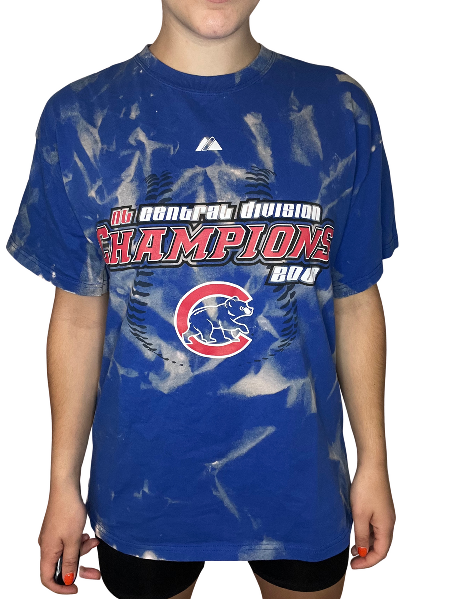 Chicago Cubs World Series Bleached Shirt – Kampus Kustoms