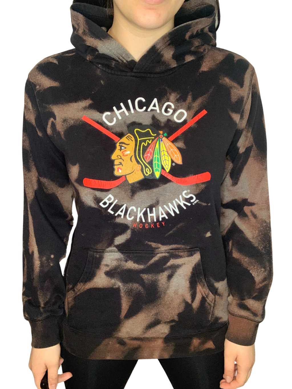 Chicago Blackhawks Bleached Sweatshirt