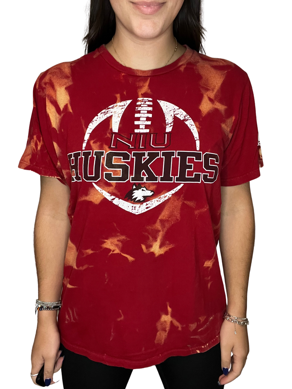Northern Illinois University Football Bleached Shirt