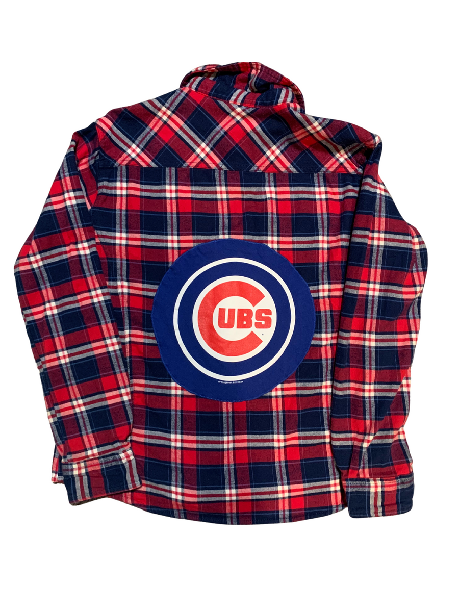 chicago cubs flannel shirt