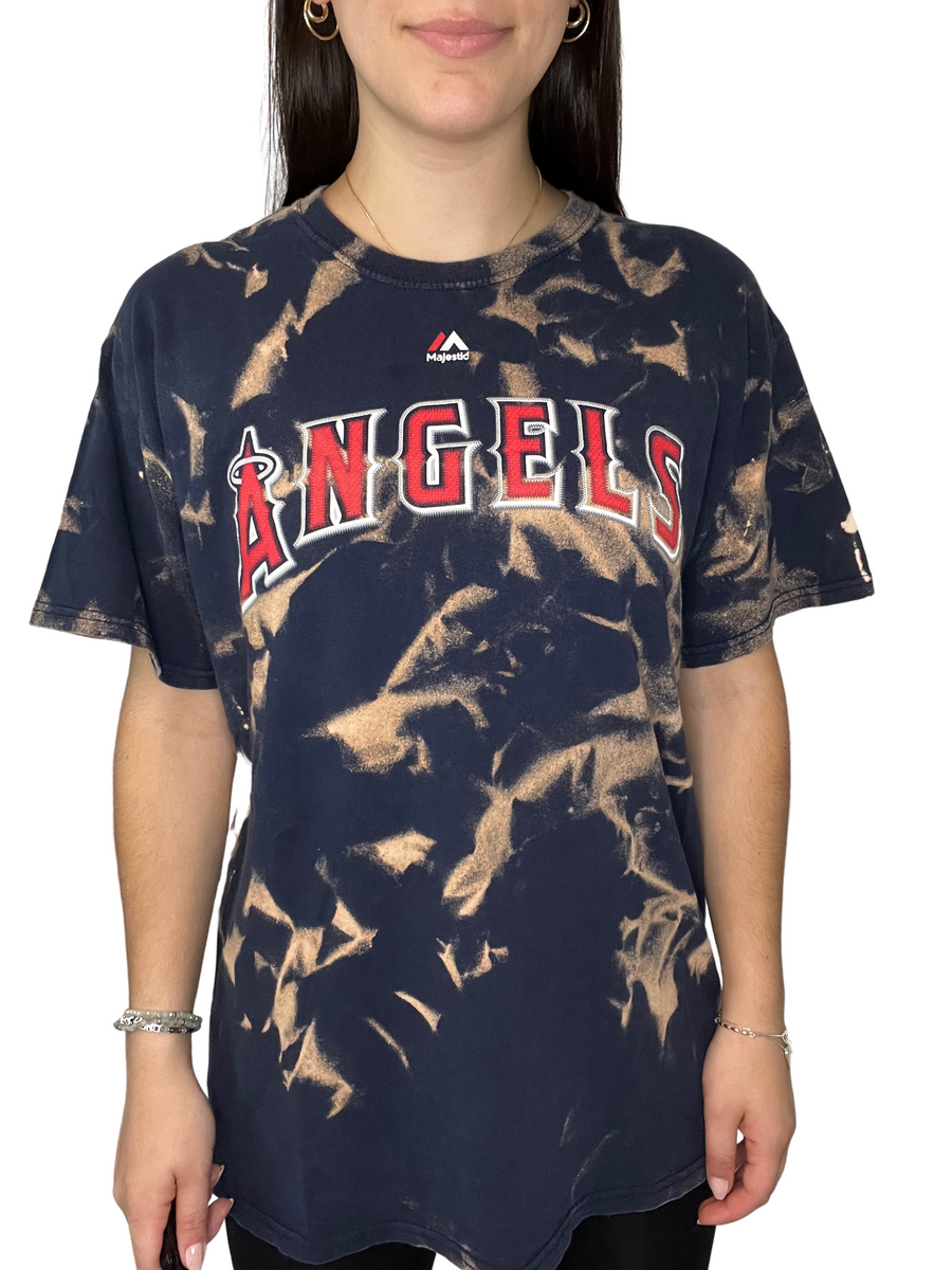 Los Angeles Angels Mike Trout Bleached Shirt – Kampus Kustoms