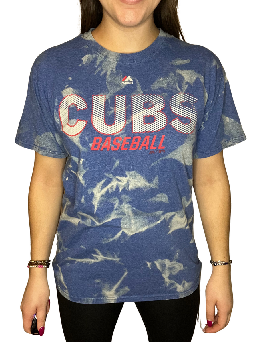 Chicago Cubs Bleached Shirt – Kampus Kustoms