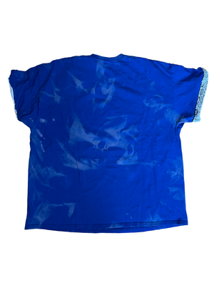 Chicago Cubs Bleached Bandana Sleeve Shirt