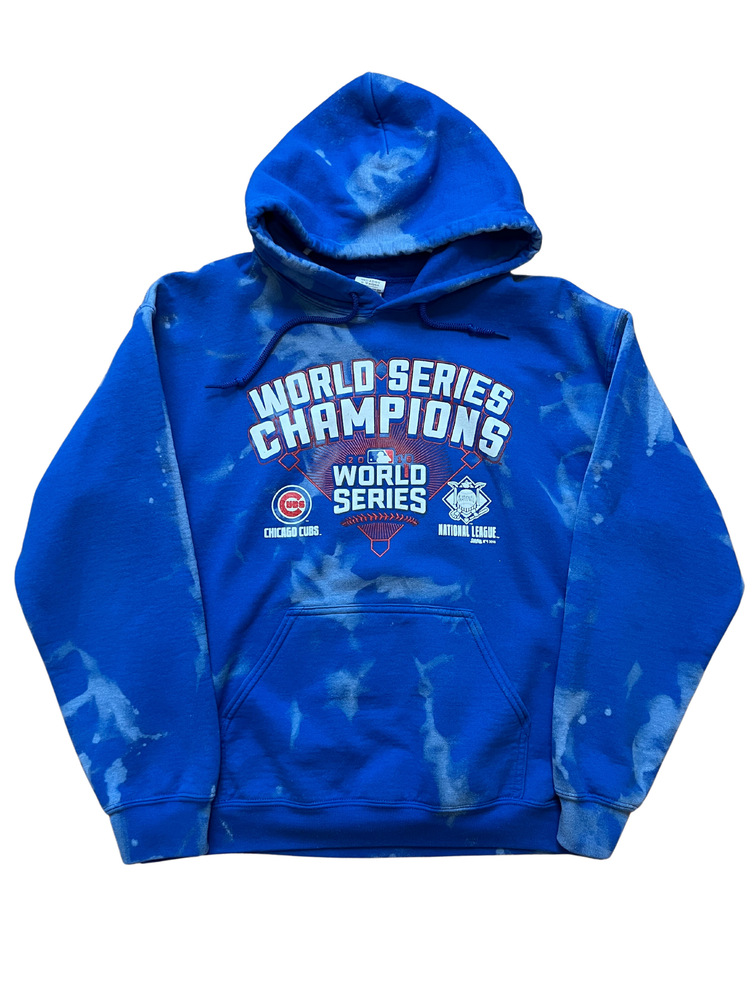 Chicago Cubs 2016 World Series Champions Bleached Sweatshirt