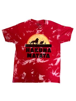 Lion King Hakuna Matata Bleached Shirt