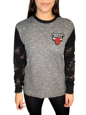 Chicago Bulls Bleached Long Sleeve Shirt