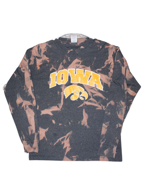 University of Iowa Bleached Long Sleeve Shirt