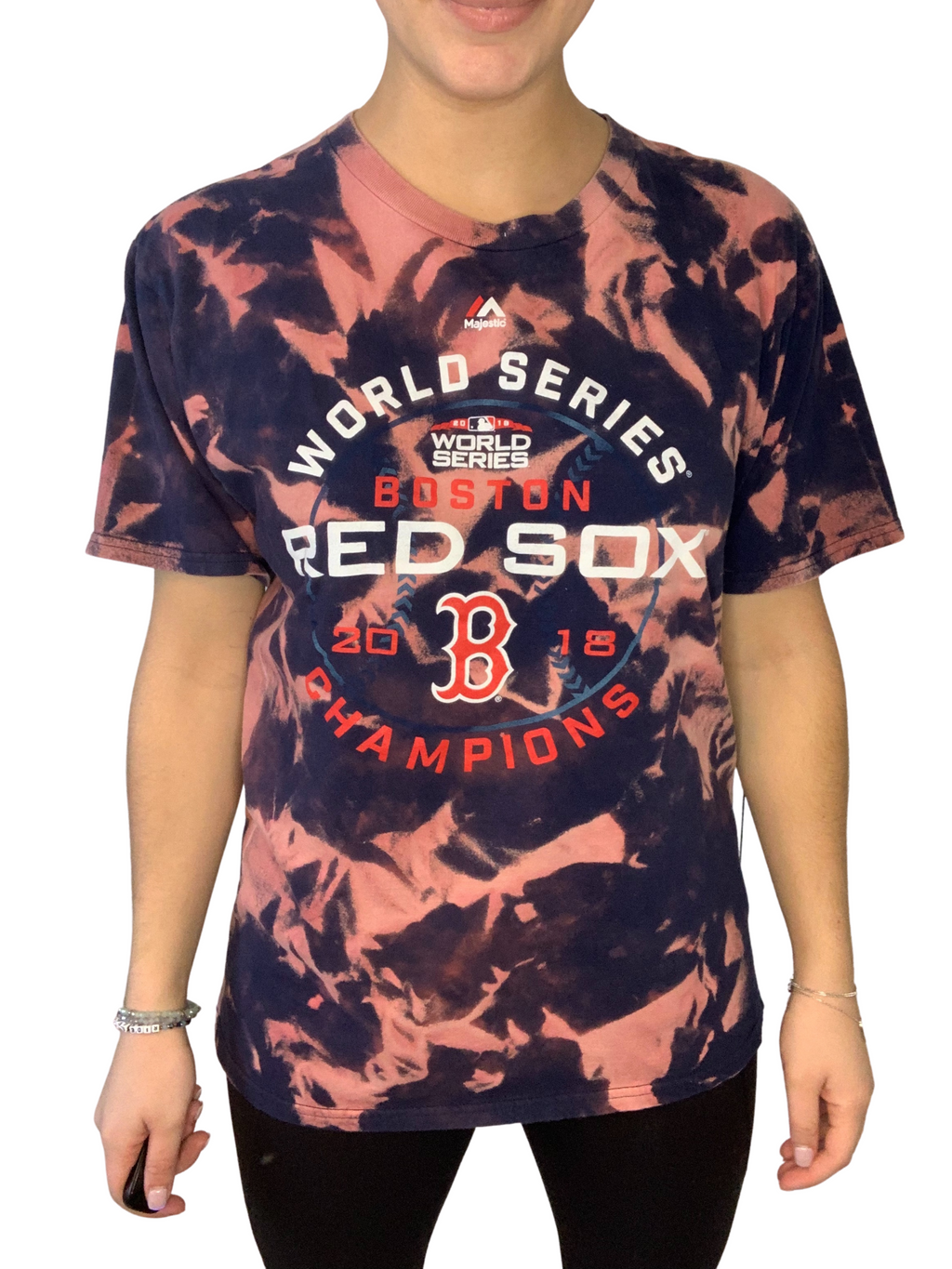 Boston Red Sox 2018 World Series Champions Bleached Shirt