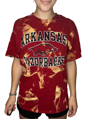 University of Arkansas Bleached Shirt