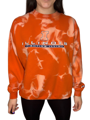 University of Illinois Bleached Sweatshirt