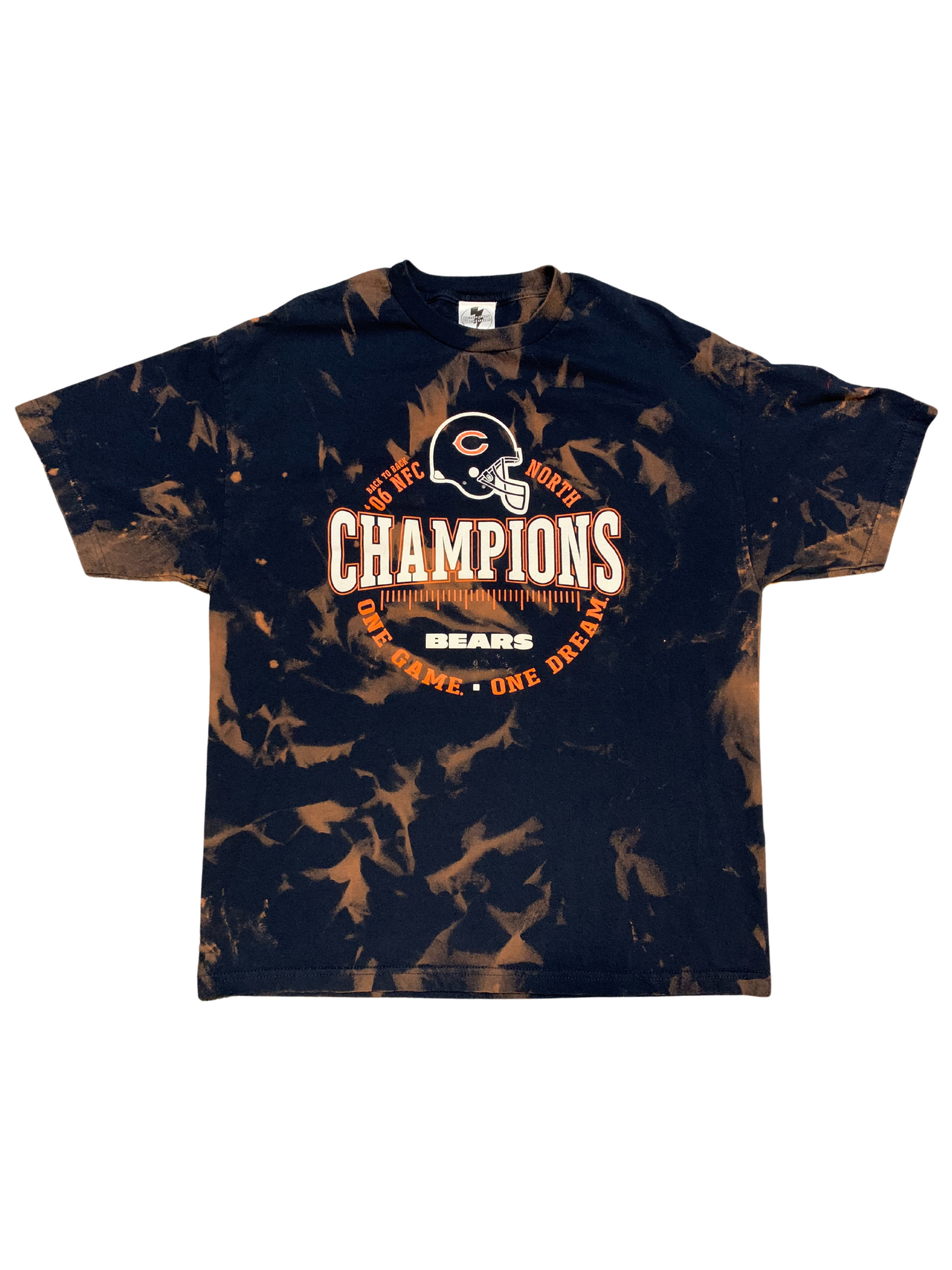 Chicago Bears NFC North Champions Bleached Shirt