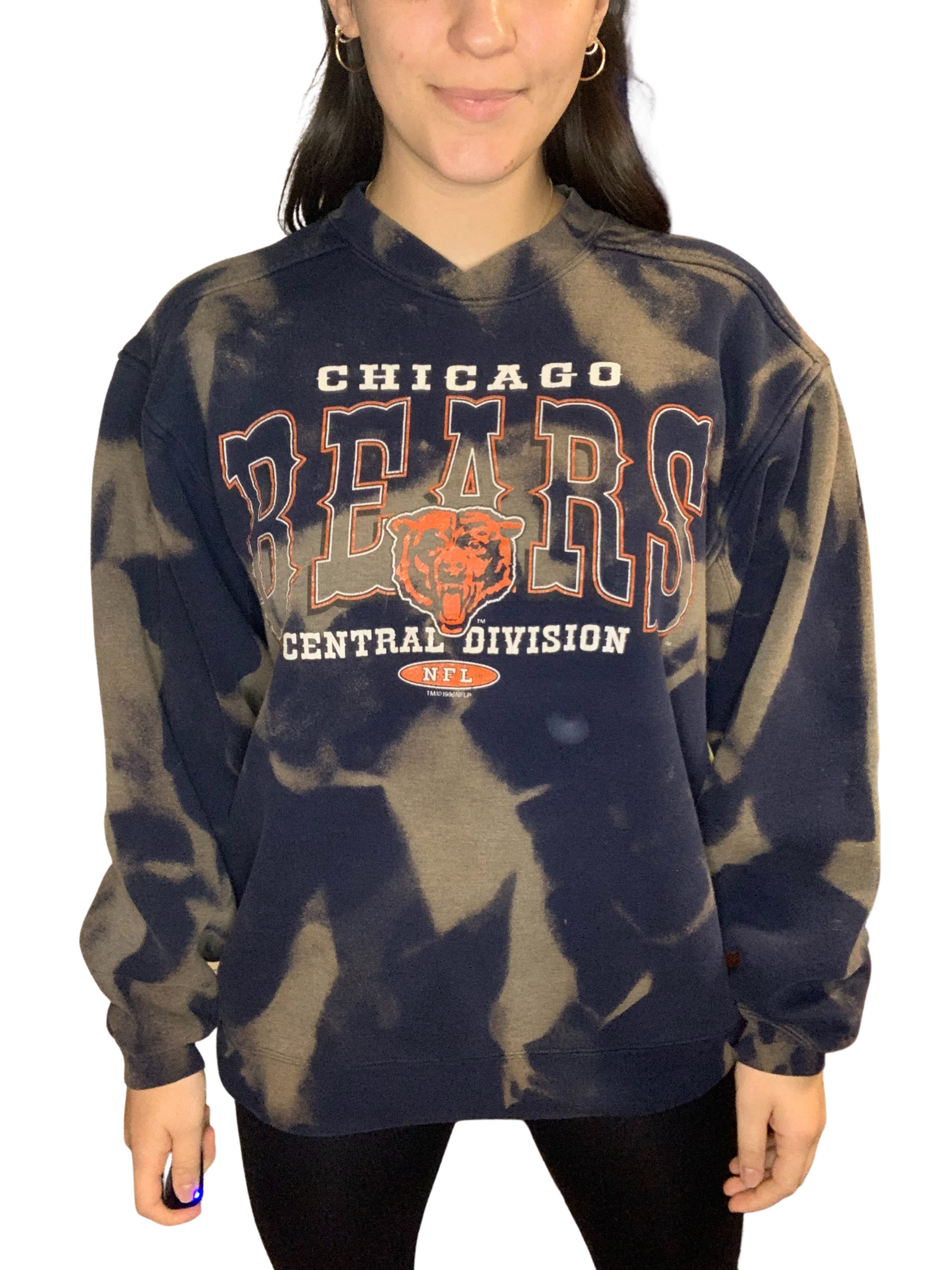 Vintage Chicago Bears Bleached Sweatshirt – Kampus Kustoms