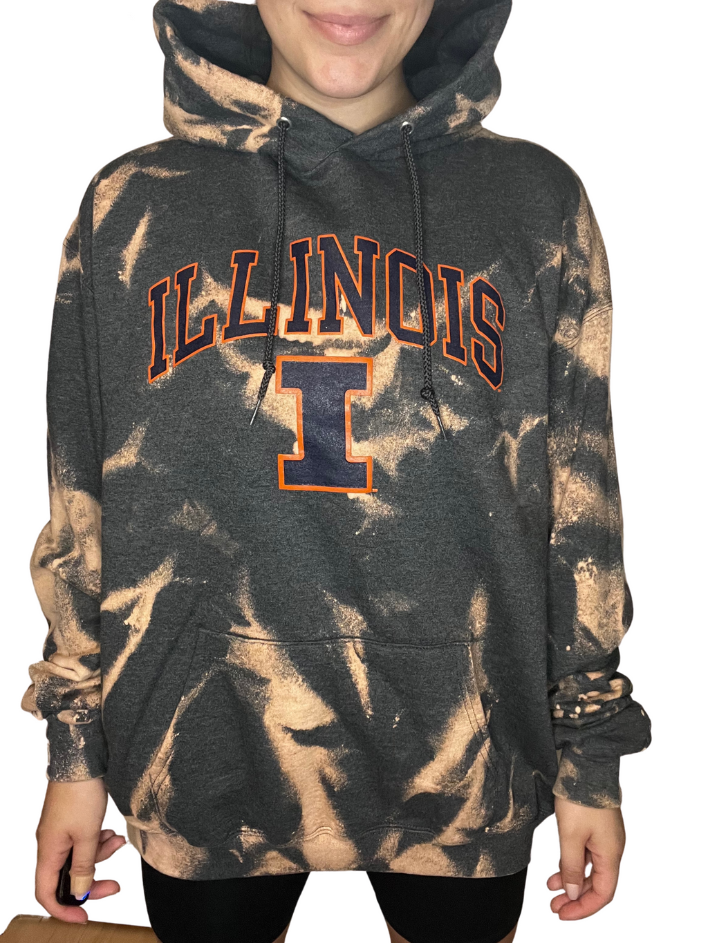 University of Illinois Bleached Sweatshirt