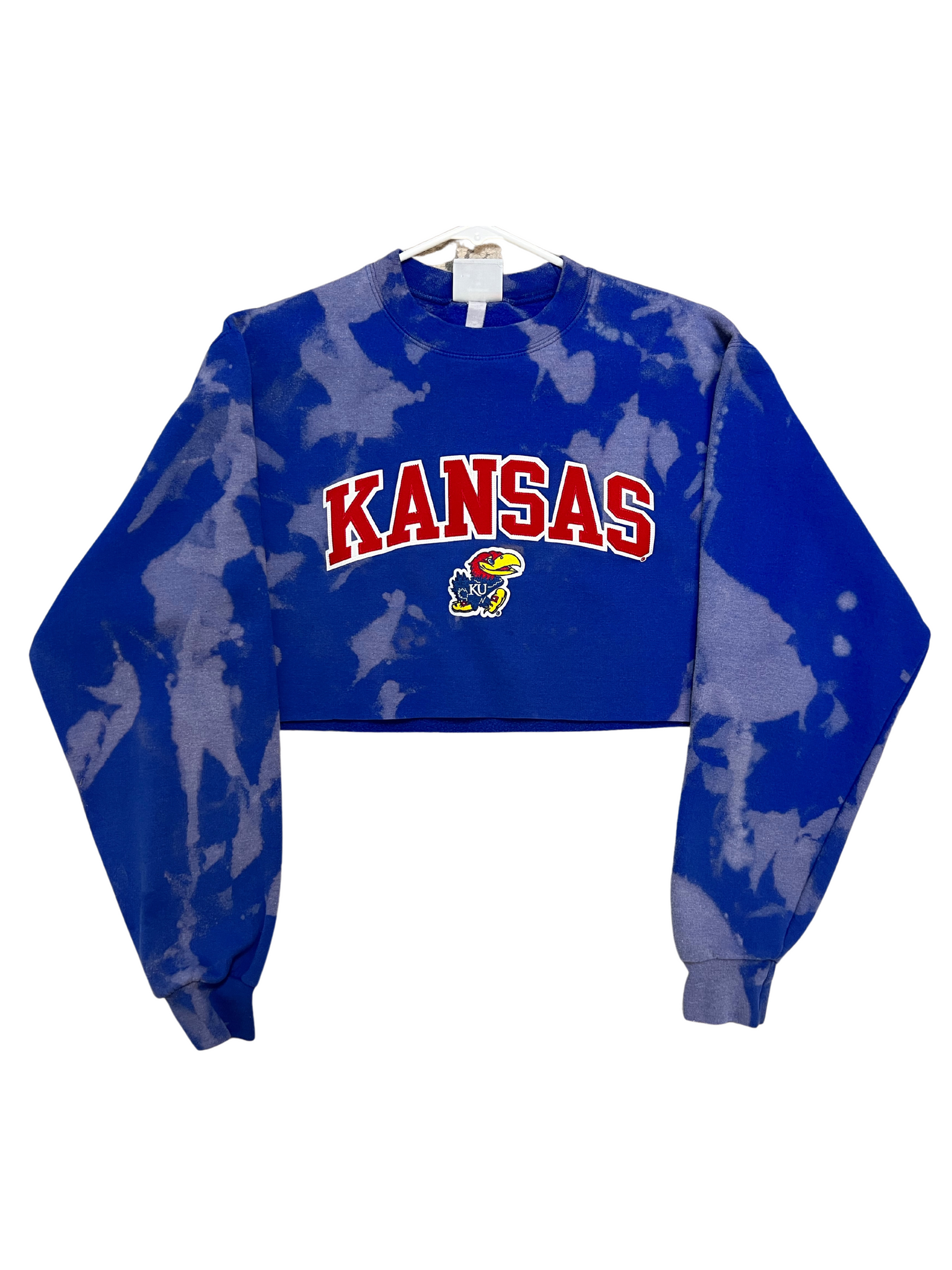 University of Kansas Bleached & Cropped Sweatshirt