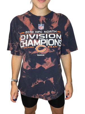 Chicago Bears 2010 NFC North Division Champions Bleached Shirt