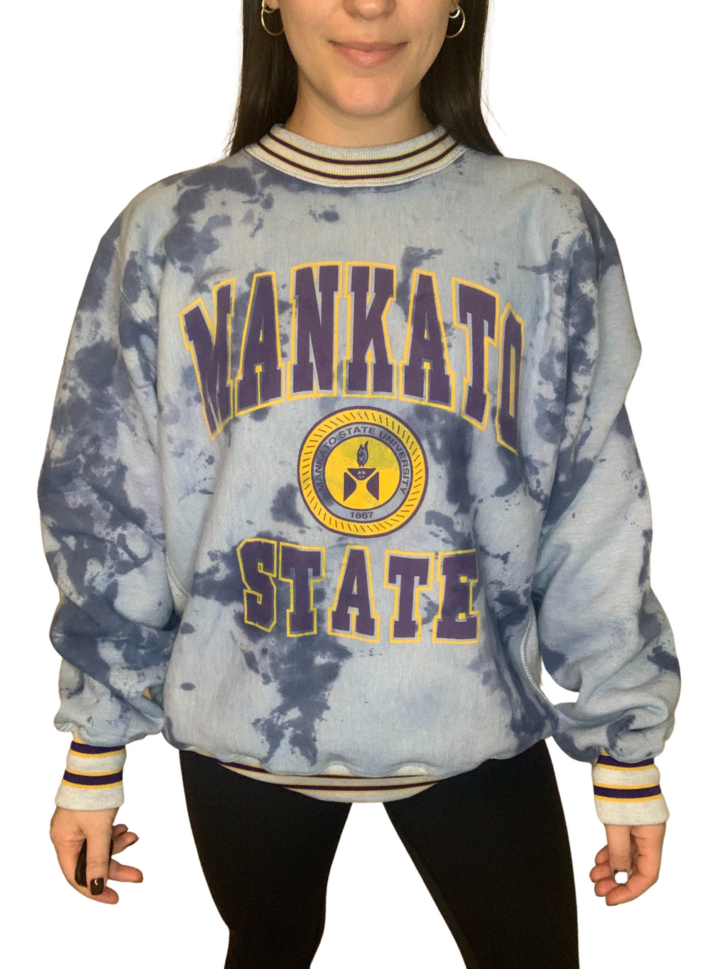 Vintage Mankato State Tie Dye Sweatshirt