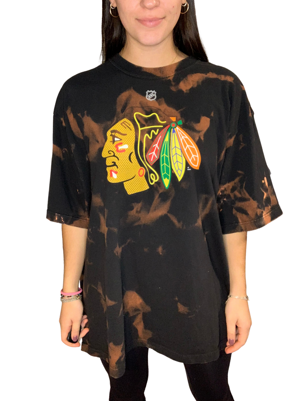 Chicago Blackhawks Patrick Kane Bleached Shirt