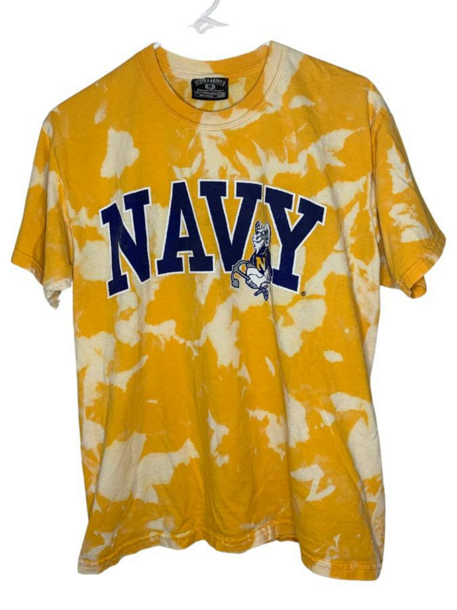 Navy Bleached Shirt