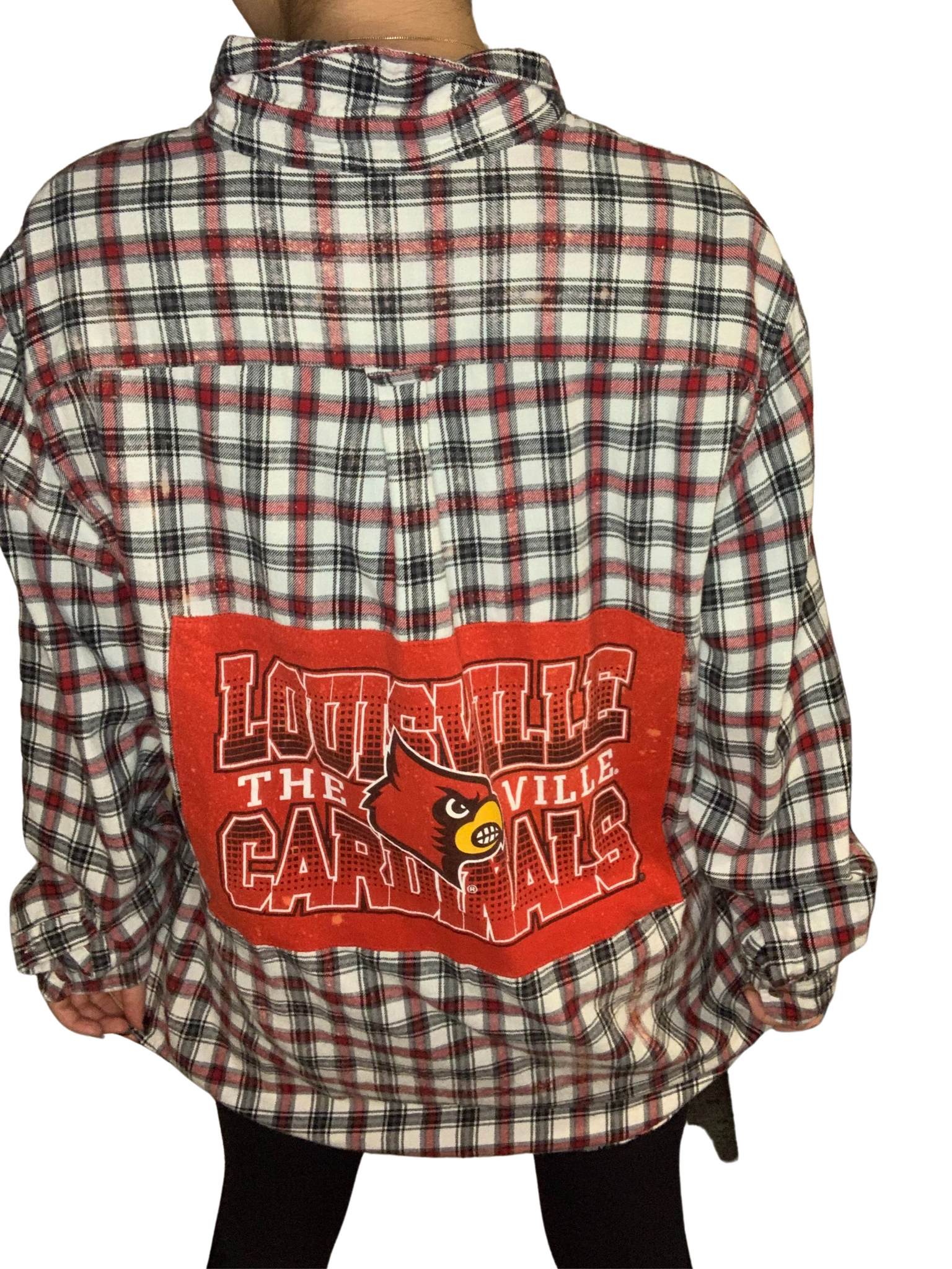 University of Louisville Bleached Flannel Shirt – Kampus Kustoms