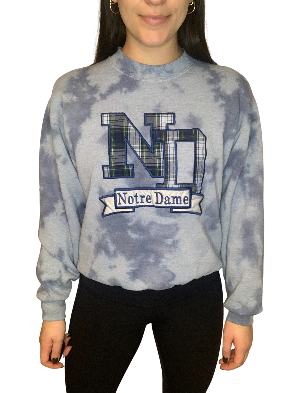 Vintage Notre Dame Tie Dye Sweatshirt