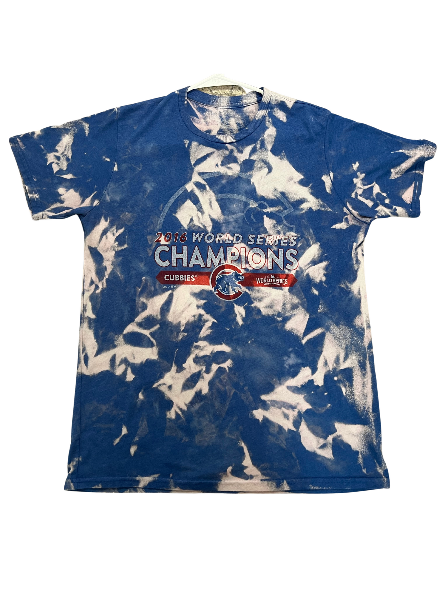 Chicago Cubs 2016 World Series Champions Bleached Shirt – Kampus Kustoms
