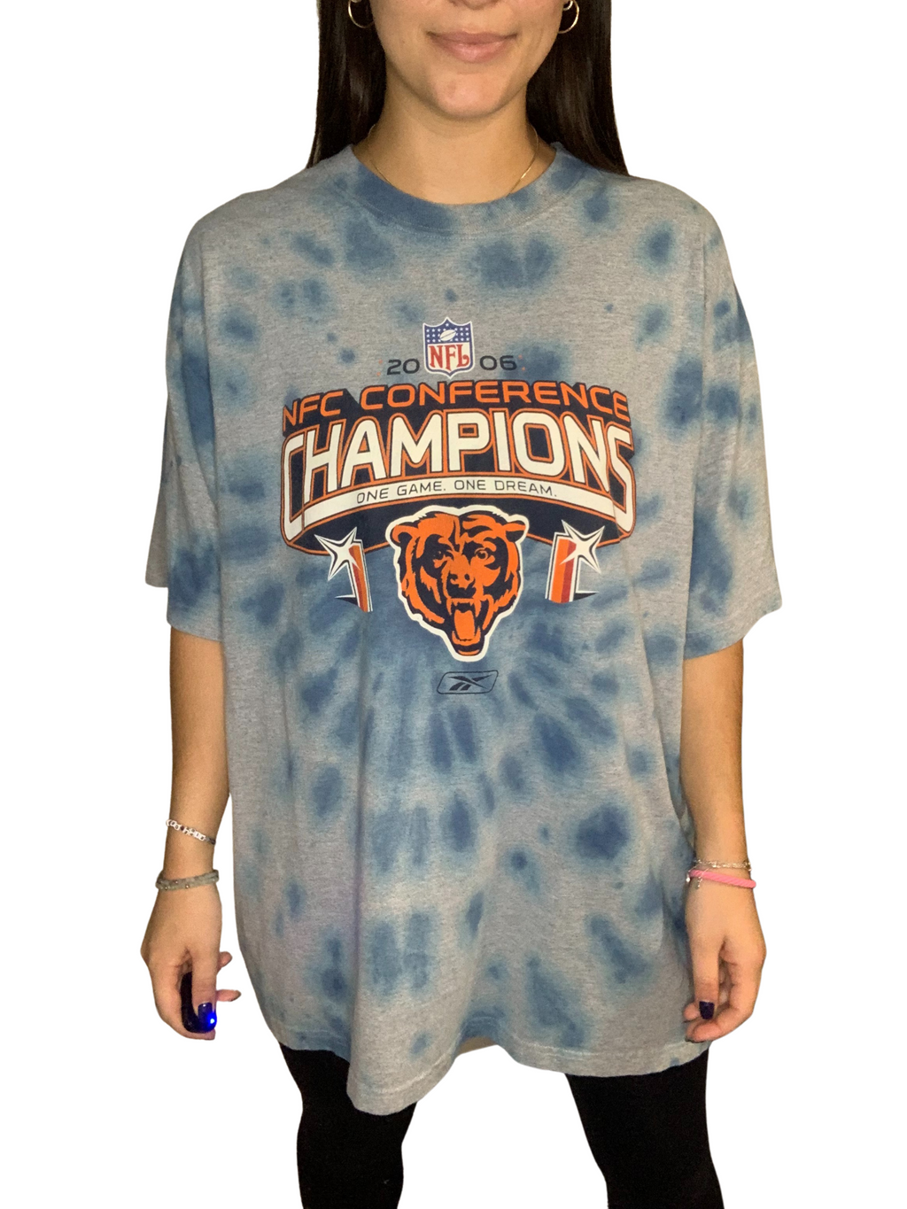 Chicago Bears 2006 Conference Champions Tie Dye Shirt