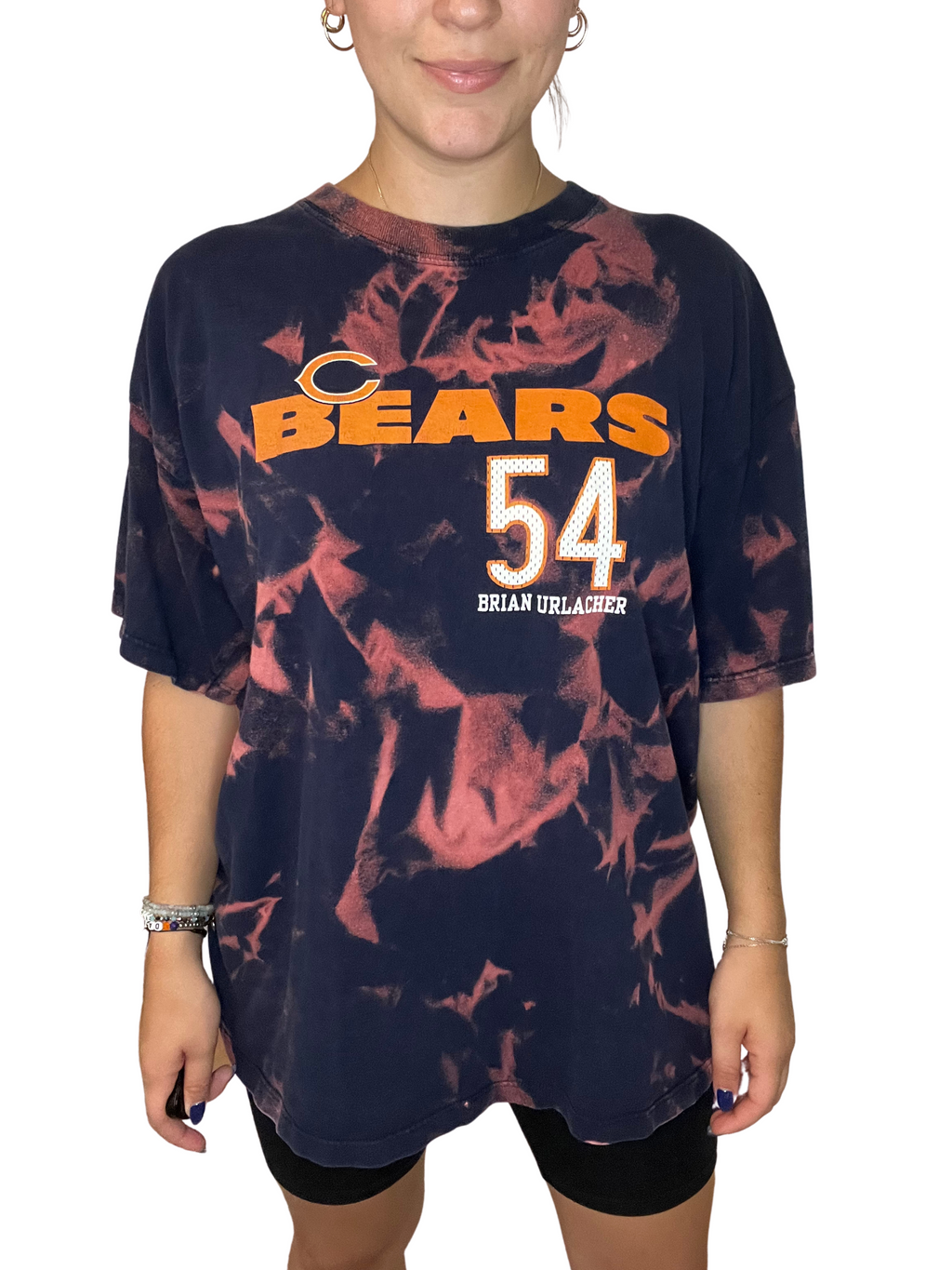 Chicago Bears Brian Urlacher Bleached Shirt