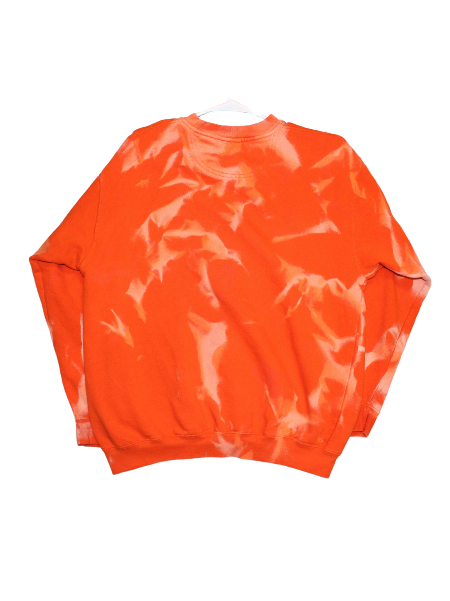Bleached orange sweatshirt 2025
