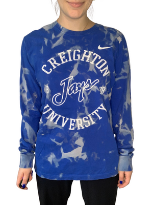 Creighton University Bleached Long Sleeve Shirt