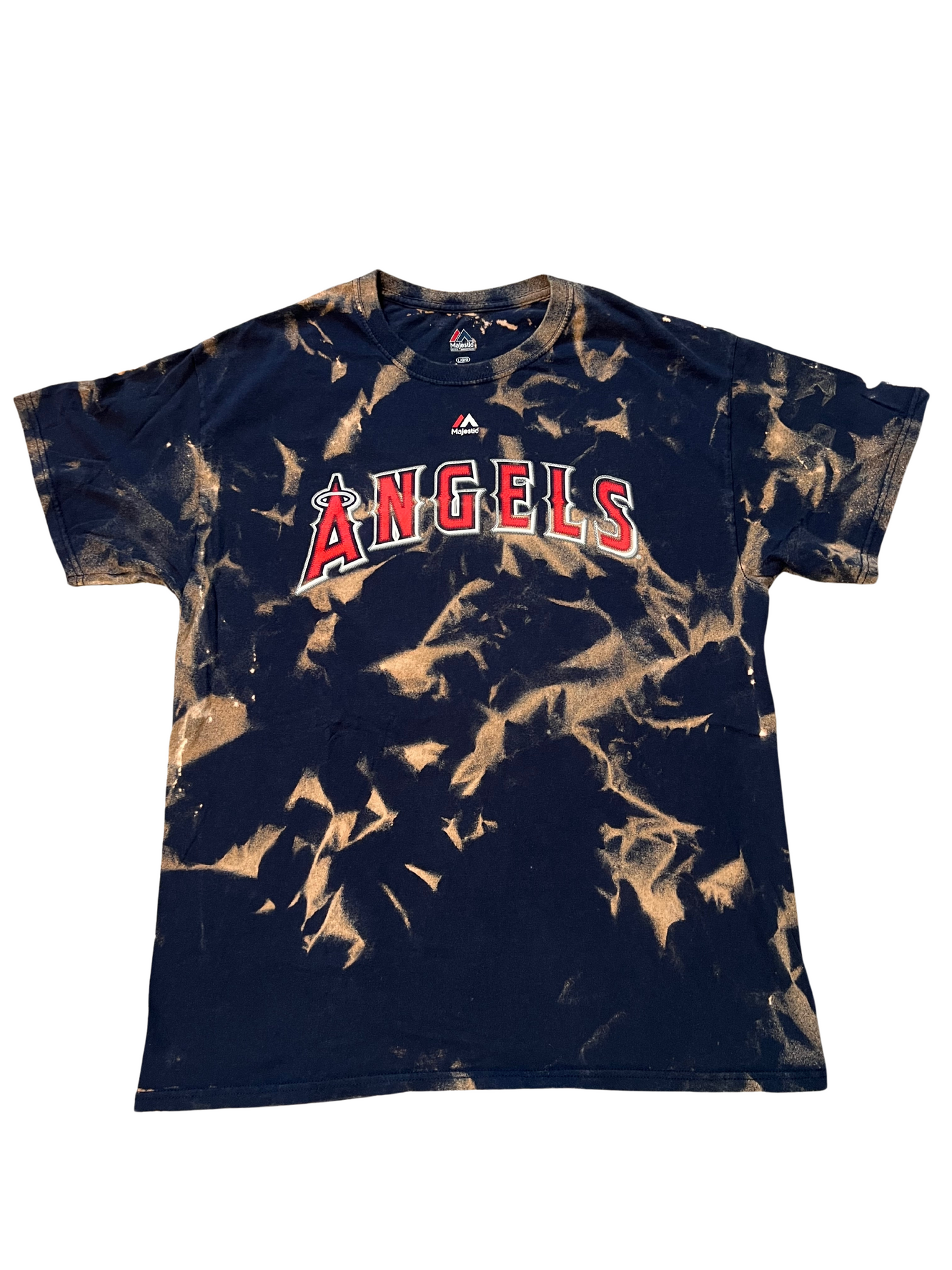 Los Angeles Angels Mike Trout Bleached Shirt – Kampus Kustoms
