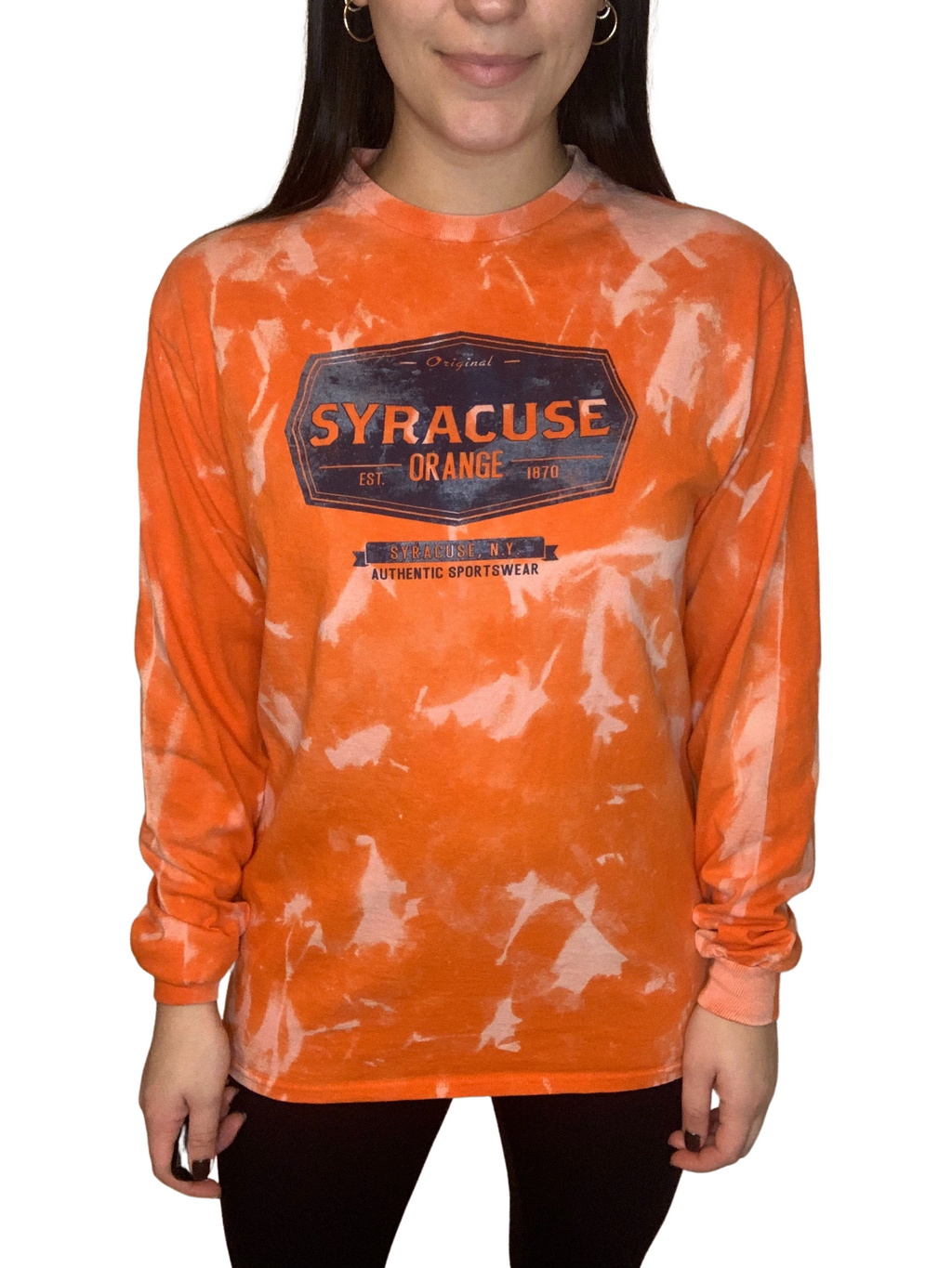 Syracuse University Bleached Long Sleeve Shirt