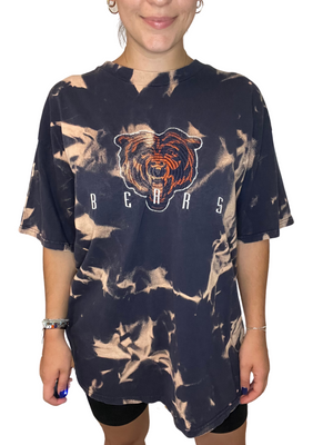 Vintage Chicago Bears Embroidered Bleached Shirt