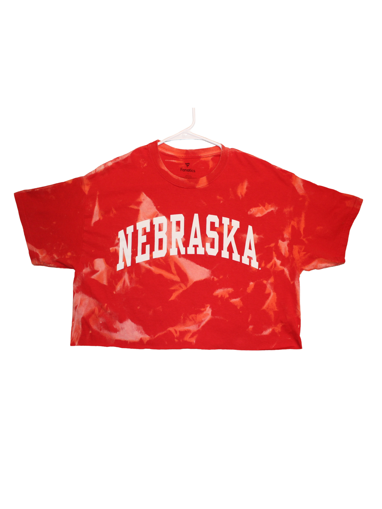 University of Nebraska Cropped & Bleached Shirt
