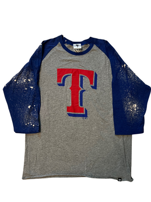 Texas Rangers Bleached Baseball Tee