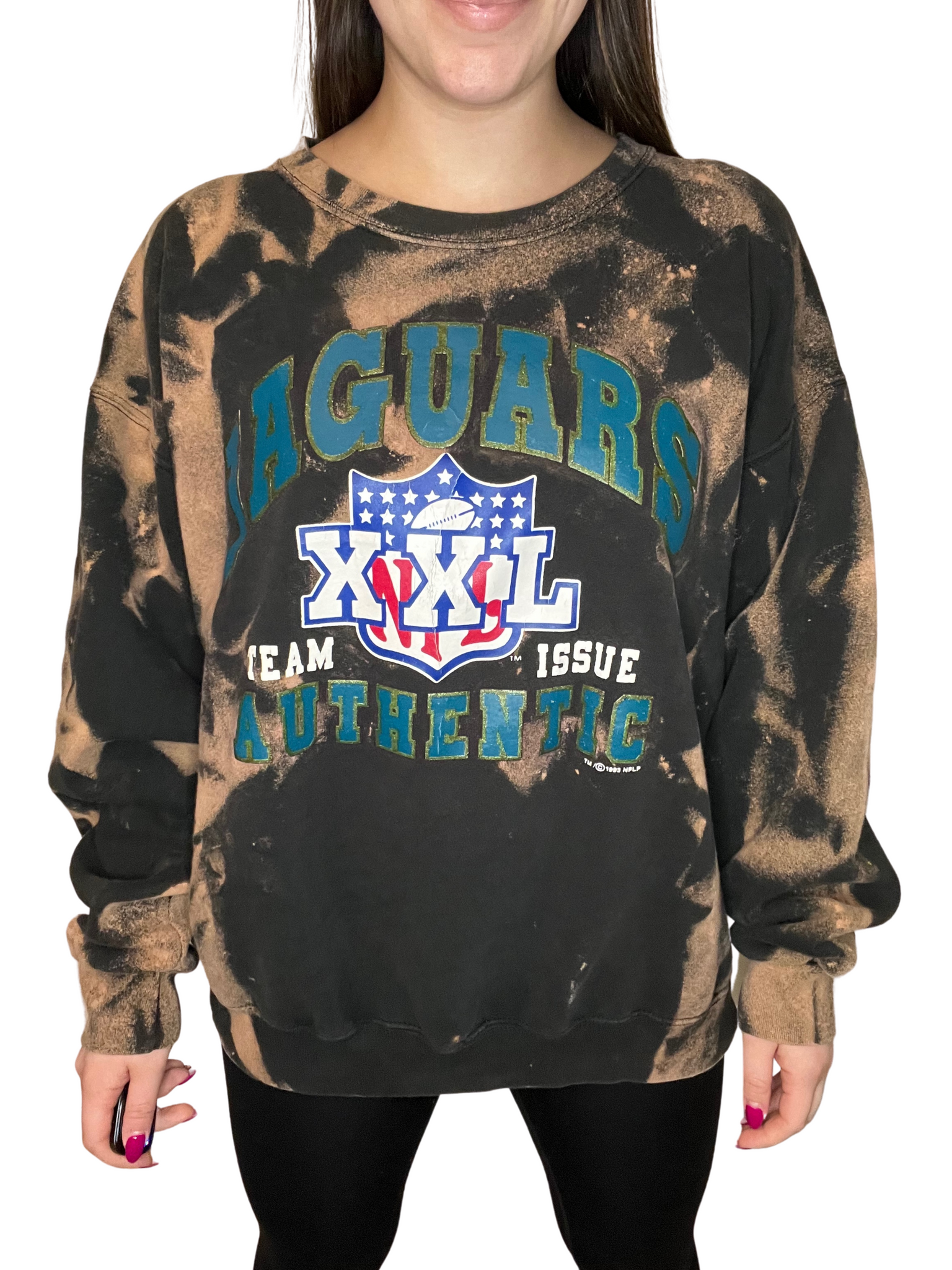 jacksonville jaguars crewneck sweatshirt