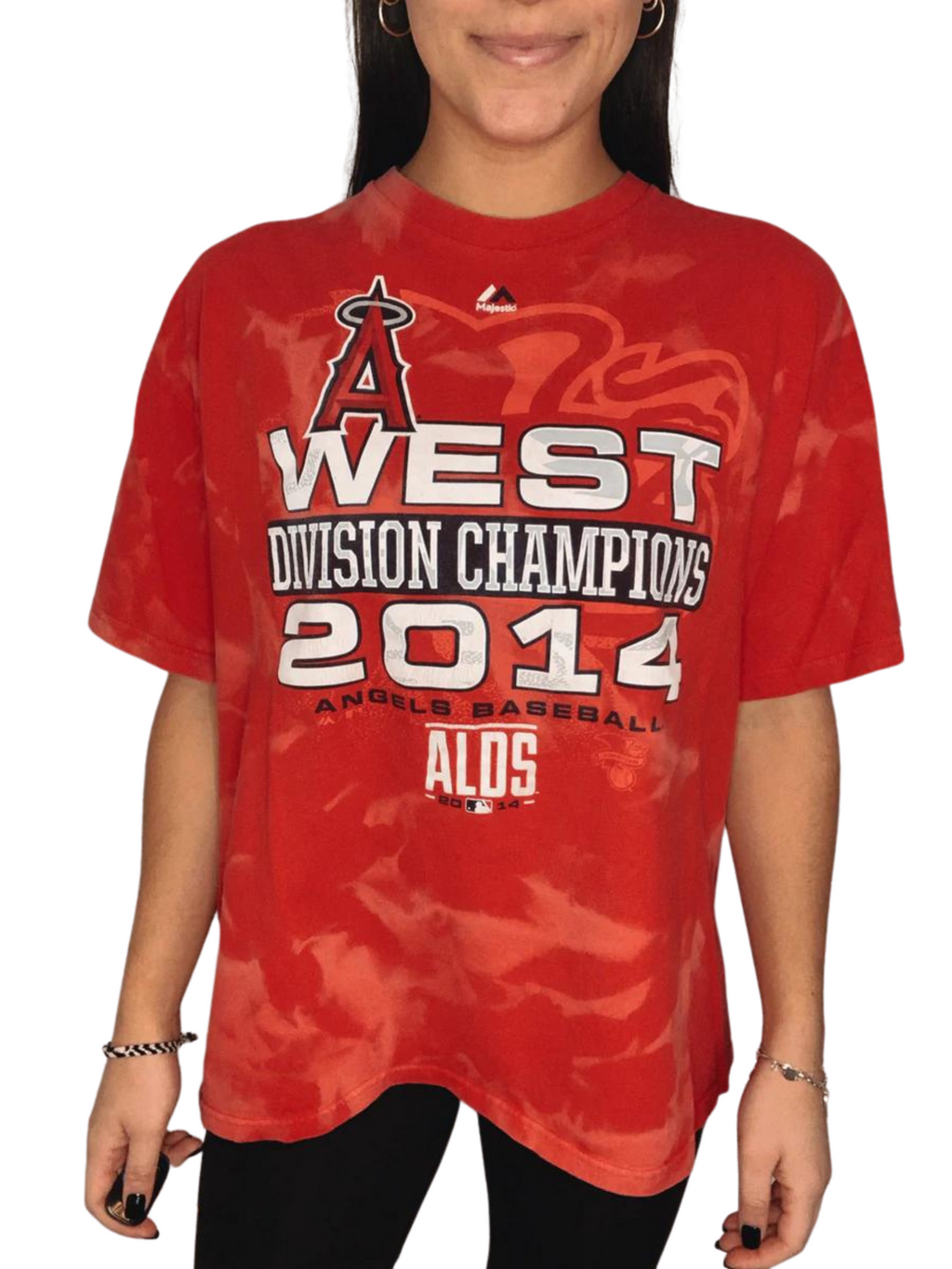 Los Angeles Angels 2014 West Division Champions Bleached Shirt