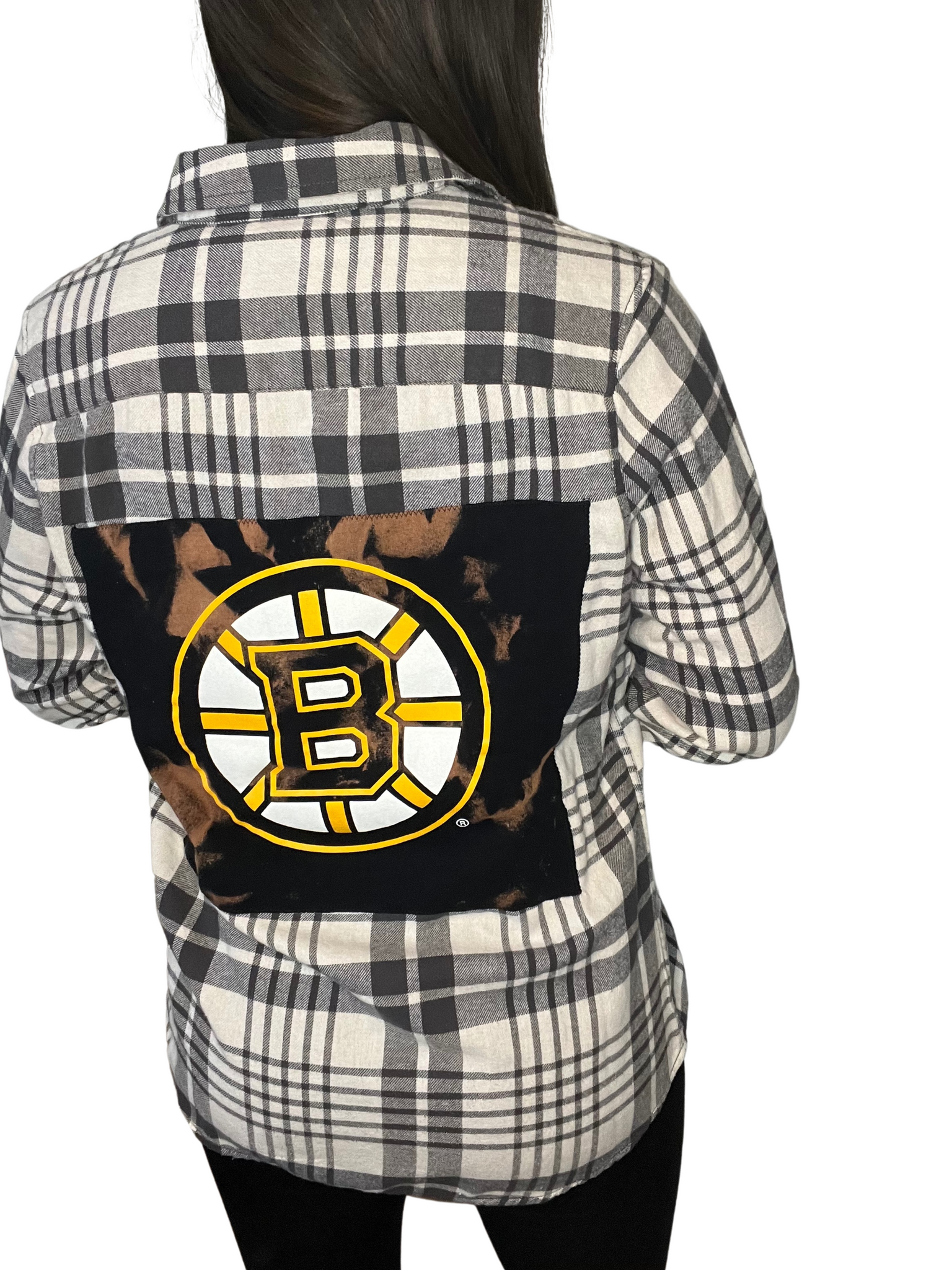 Bruins flannel shirt hotsell
