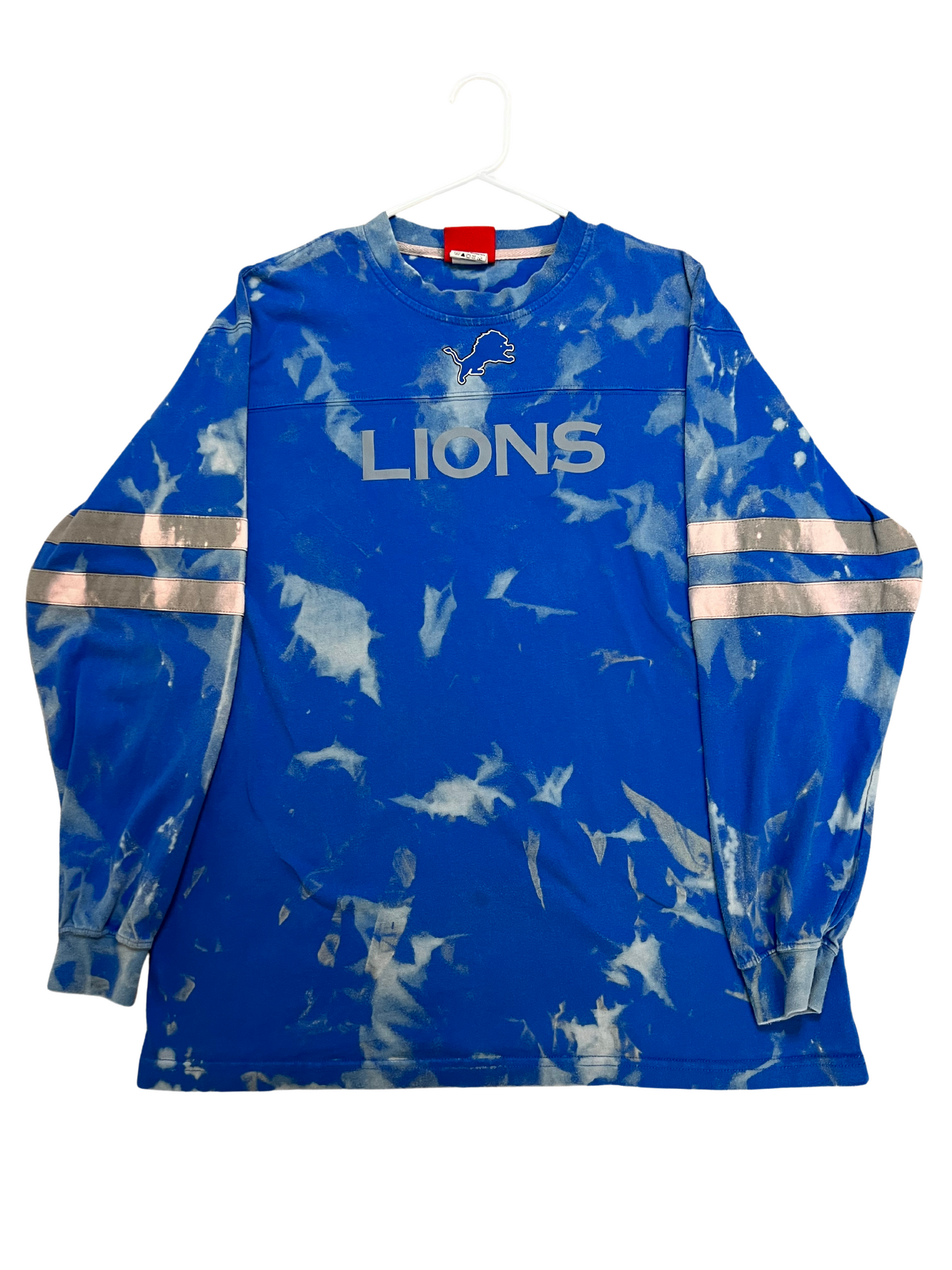 Detroit Lions Bleached Long Sleeve Shirt