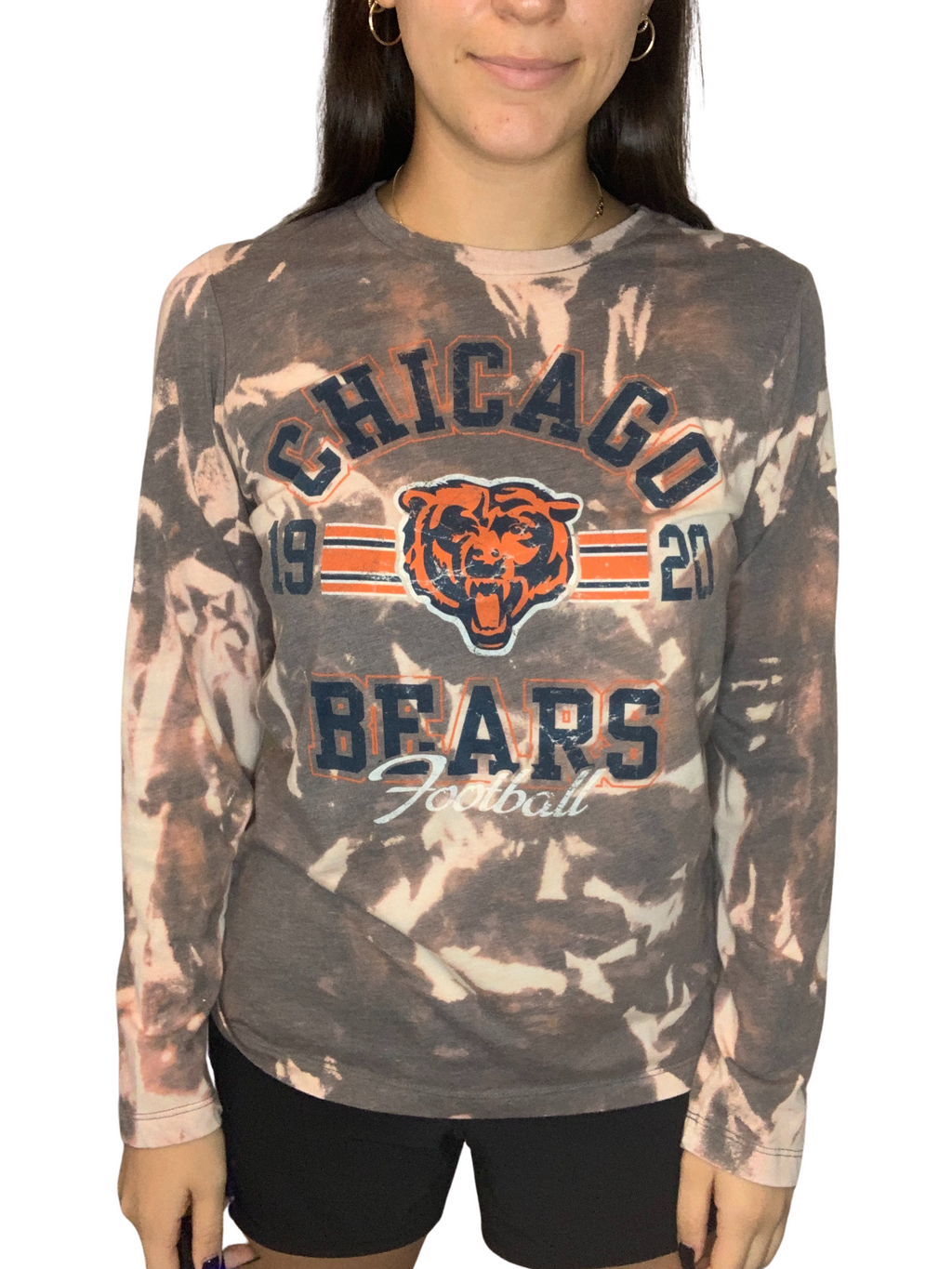 Chicago Bears Bleached Long Sleeve Shirt