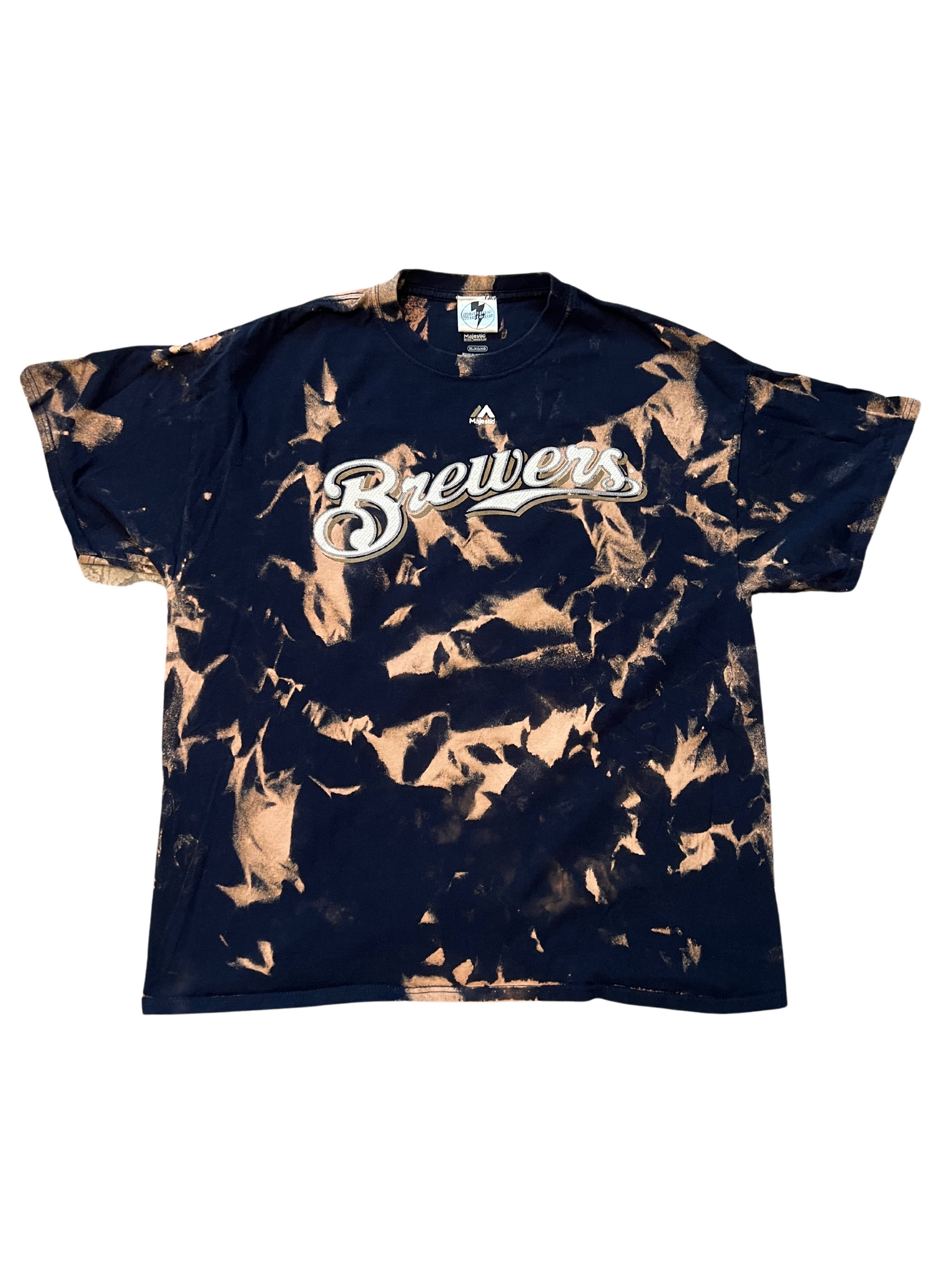 Milwaukee Brewers Christian Yelich Bleached Shirt