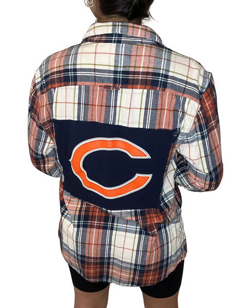 Chicago bears flannel shop shirt