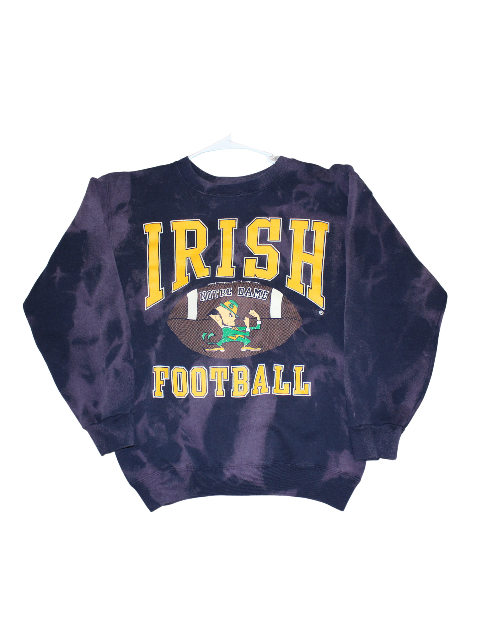 Vintage Notre Dame Football Bleached Sweatshirt