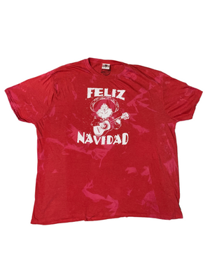 Feliz Navidad Bleached Shirt