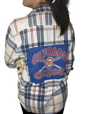 Chicago Cubs Flannel Shirt