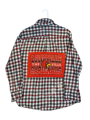 University of Louisville Bleached Flannel Shirt